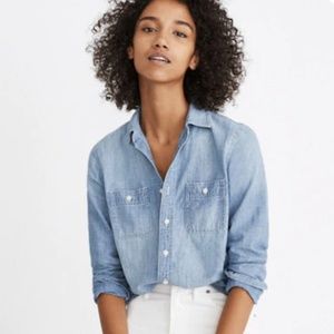 J. Crew Denim Chambray Button Down